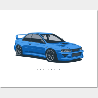 Impreza 22B Posters and Art